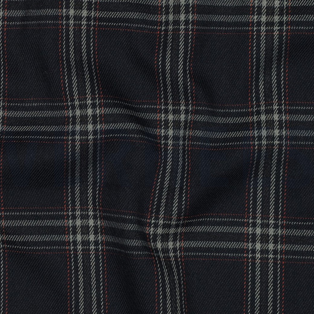 TARTAN CHECK NAVY/GREY/RED #2