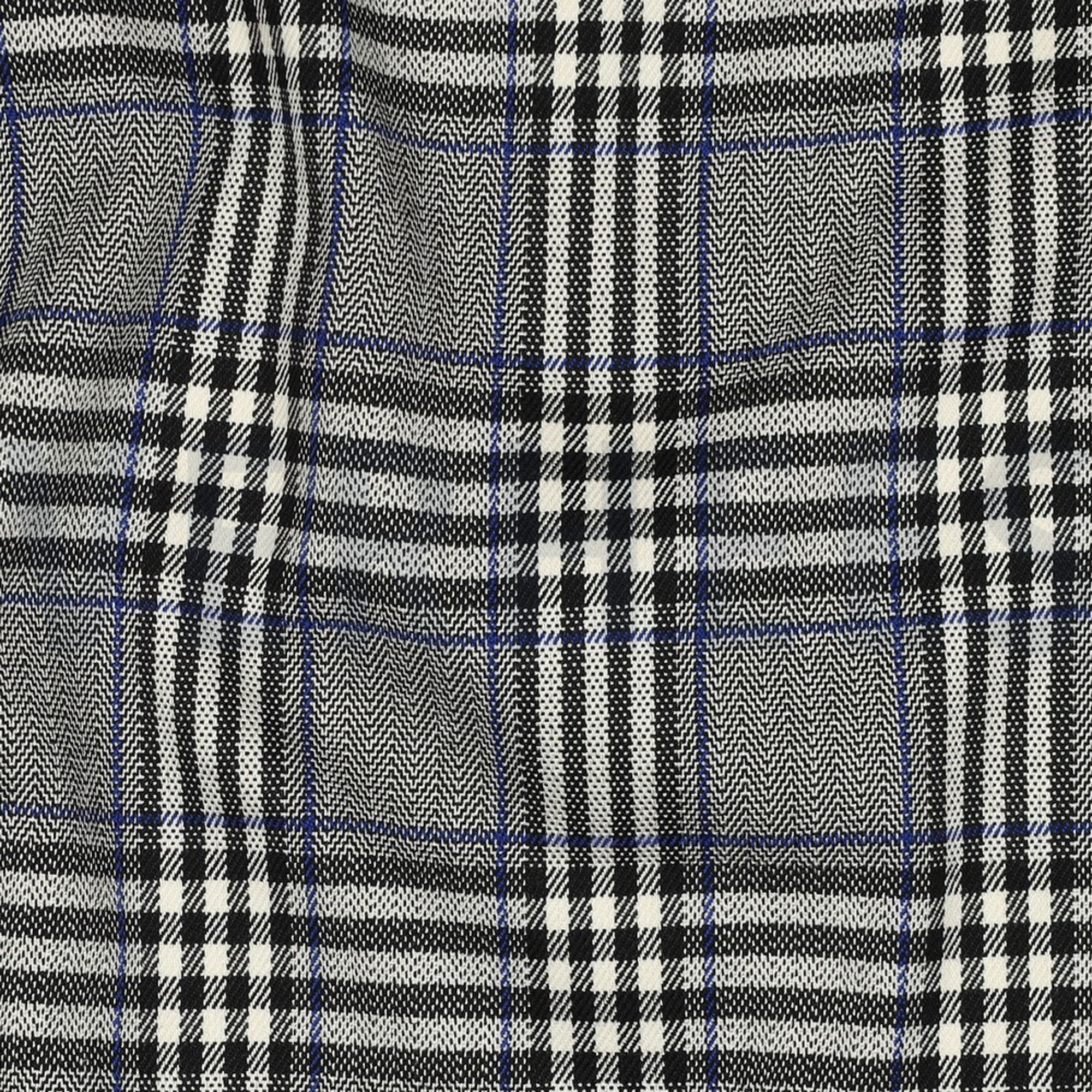 TARTAN CHECK GREY/BLACK/COBALT (high resolution) #2