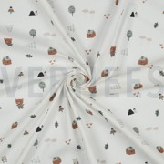 FINE POPLIN GOTS SWEET BEARS WHITE (thumbnail) #2