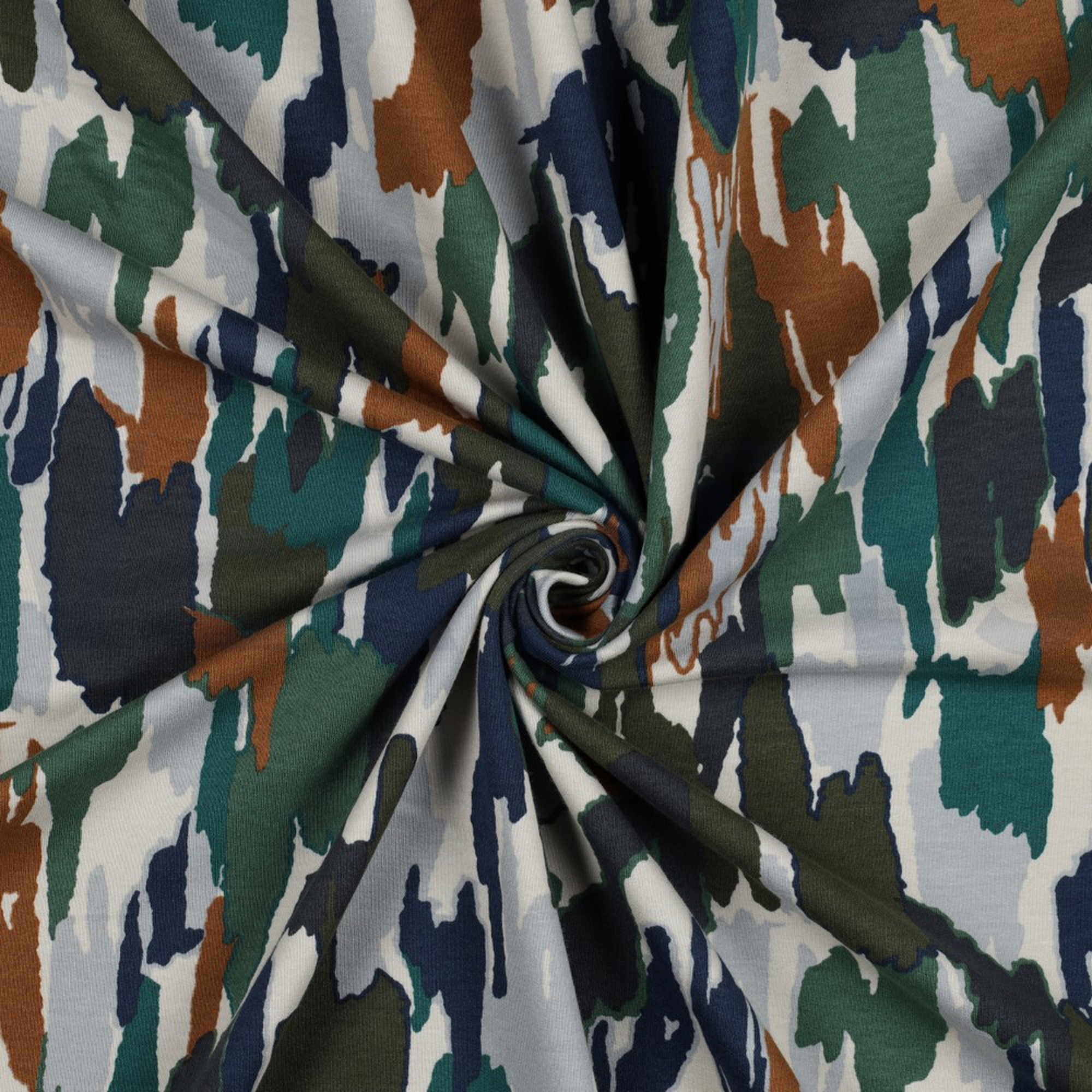 SOFT SWEAT ABSTRACT PAINT ARMY GREEN (high resolution) #2