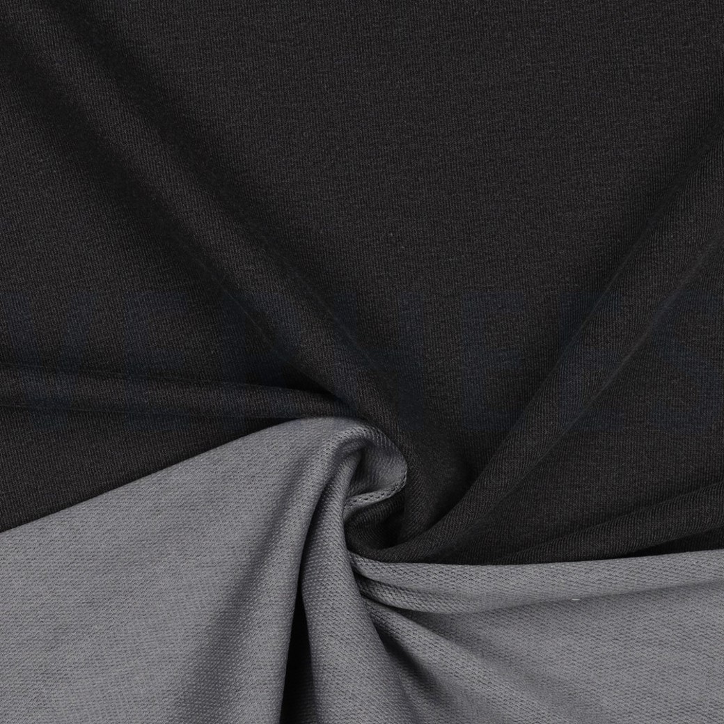 FRENCH TERRY VINTAGE DARK GREY #2