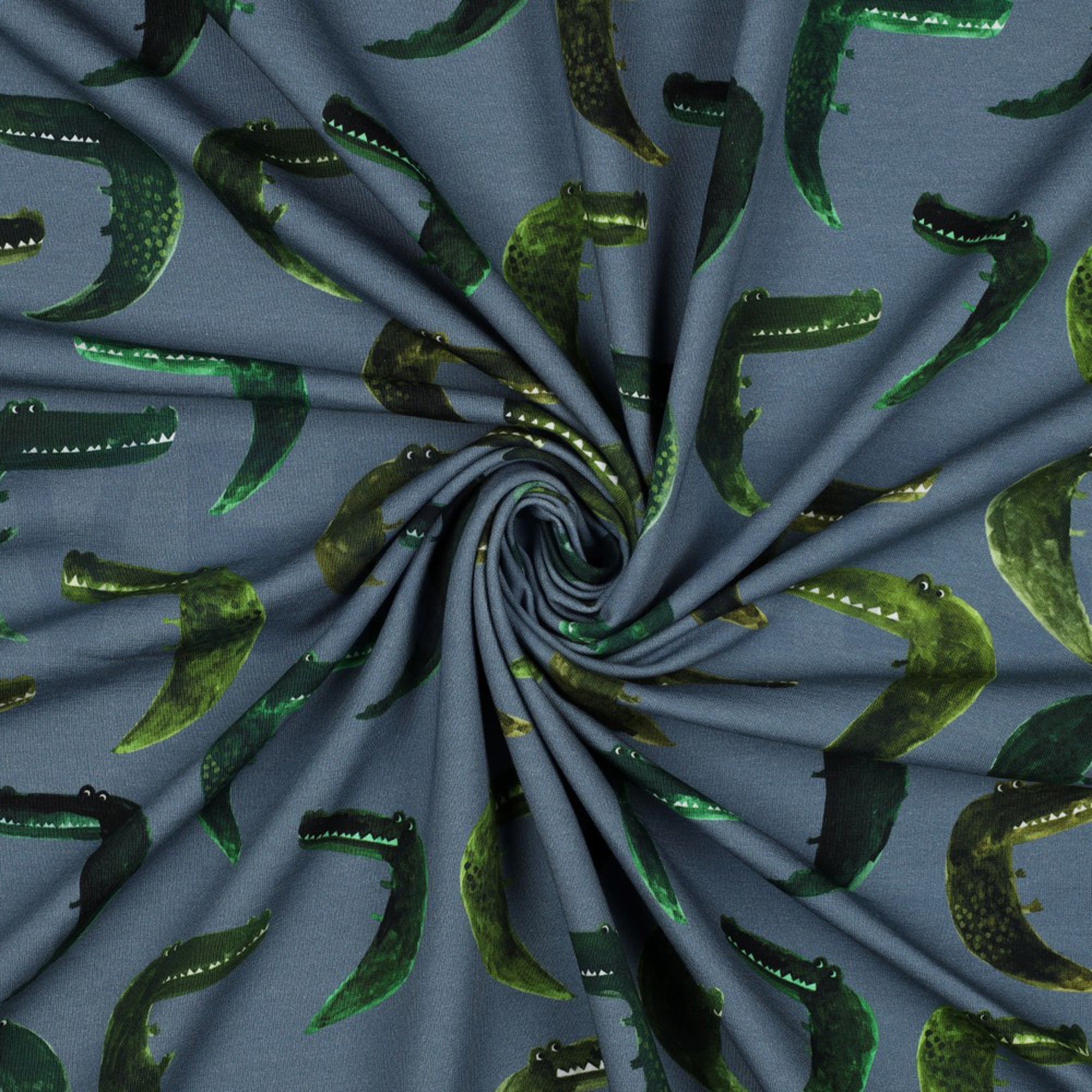 FRENCH TERRY DIGITAL CROCODILE JEANS (high resolution) #2