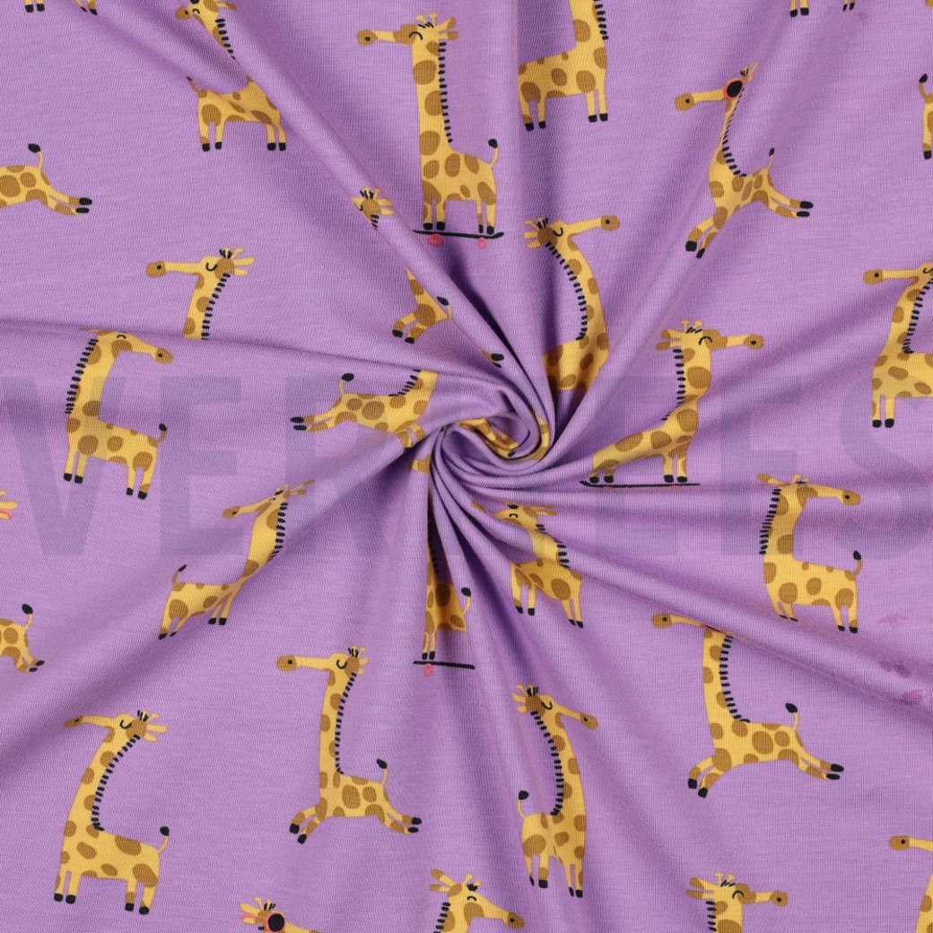 JERSEY GIRAFFES LAVENDER #2
