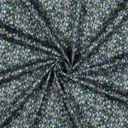 COTTON SATIN DIGITAL PAINTED STRIPES PETROL (thumbnail) #2
