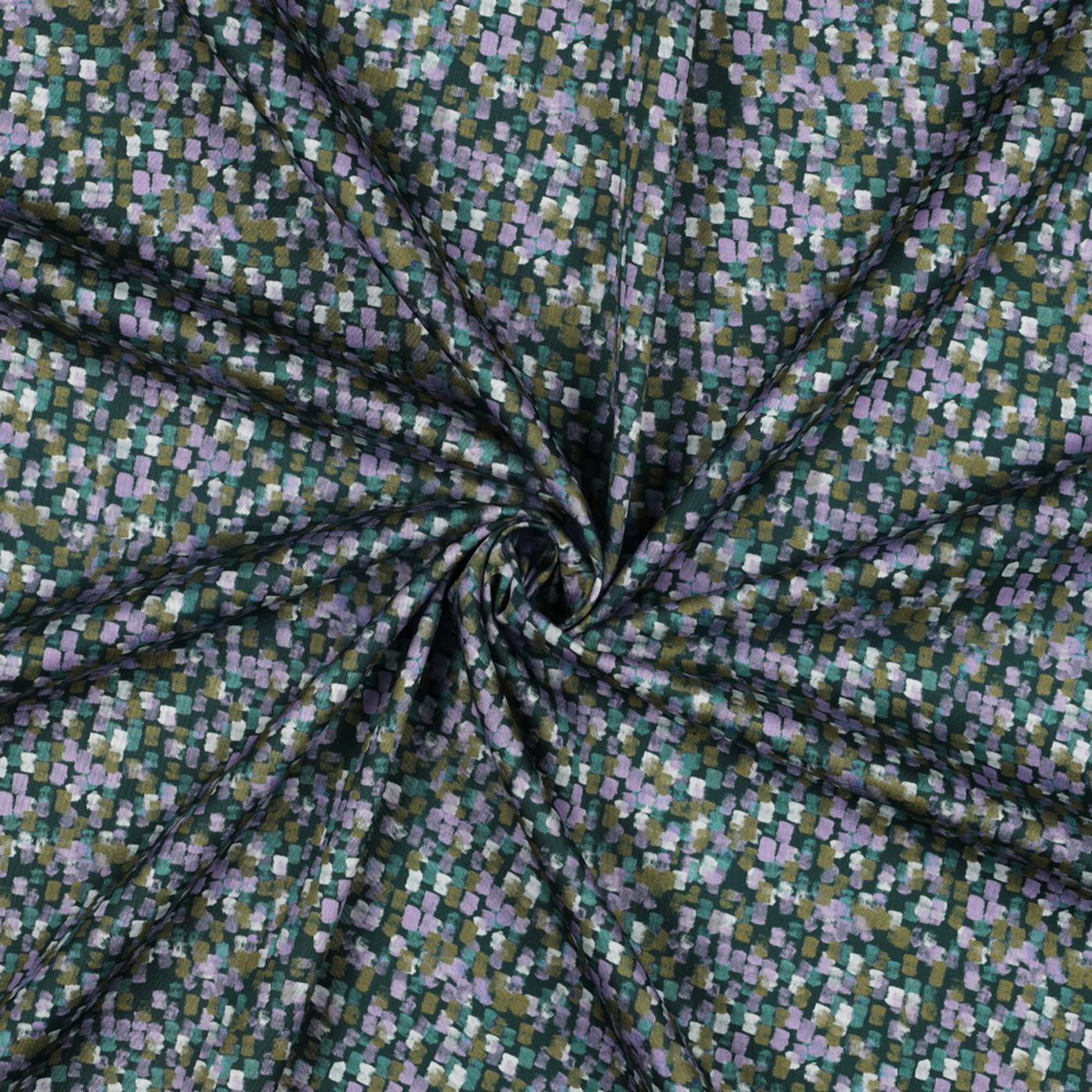 COTTON SATIN DIGITAL PAINTED STRIPES PETROL (high resolution) #2