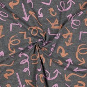JERSEY MELANGE ARROWS GREY MELANGE (thumbnail) #2