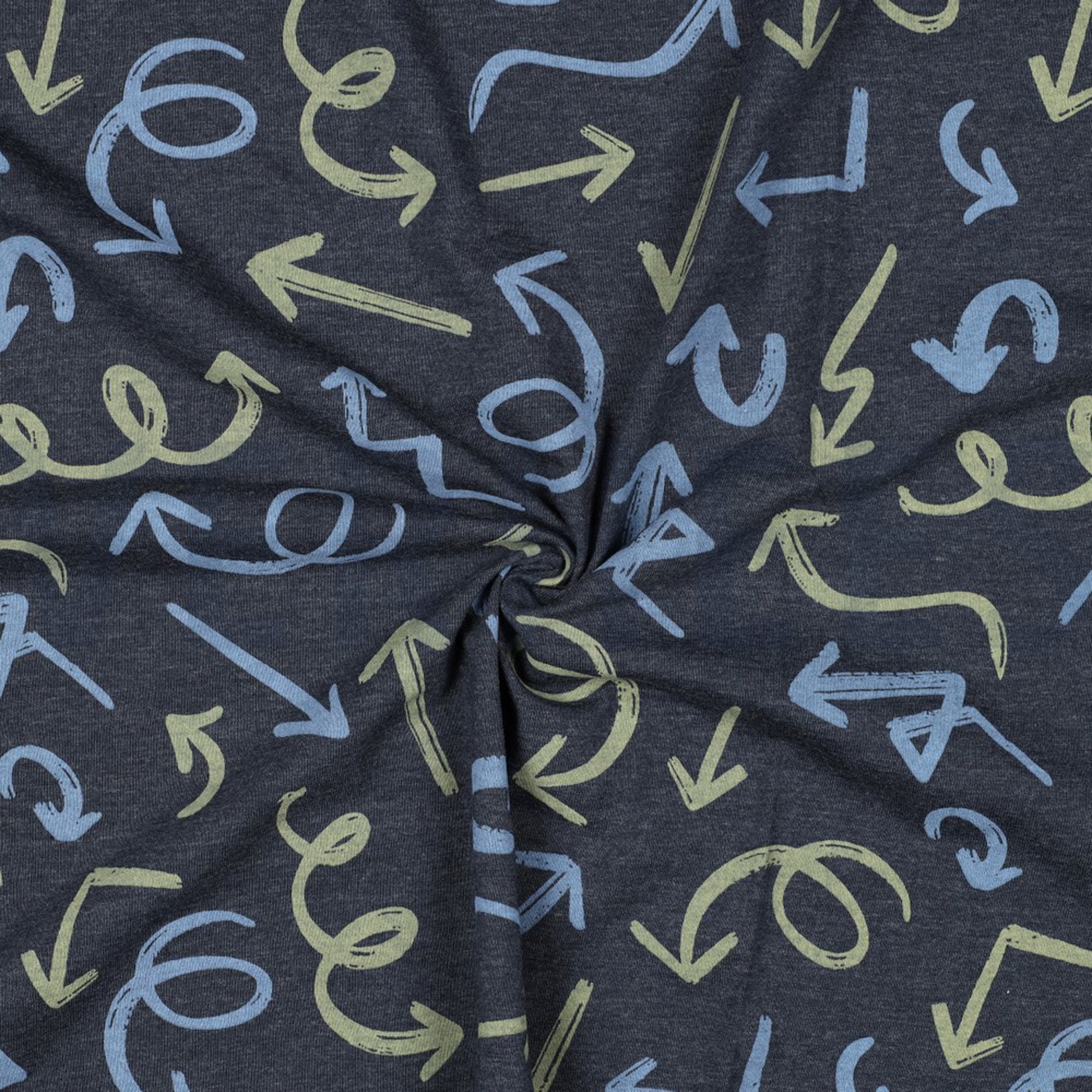 JERSEY MELANGE ARROWS NAVY MELANGE (high resolution) #2