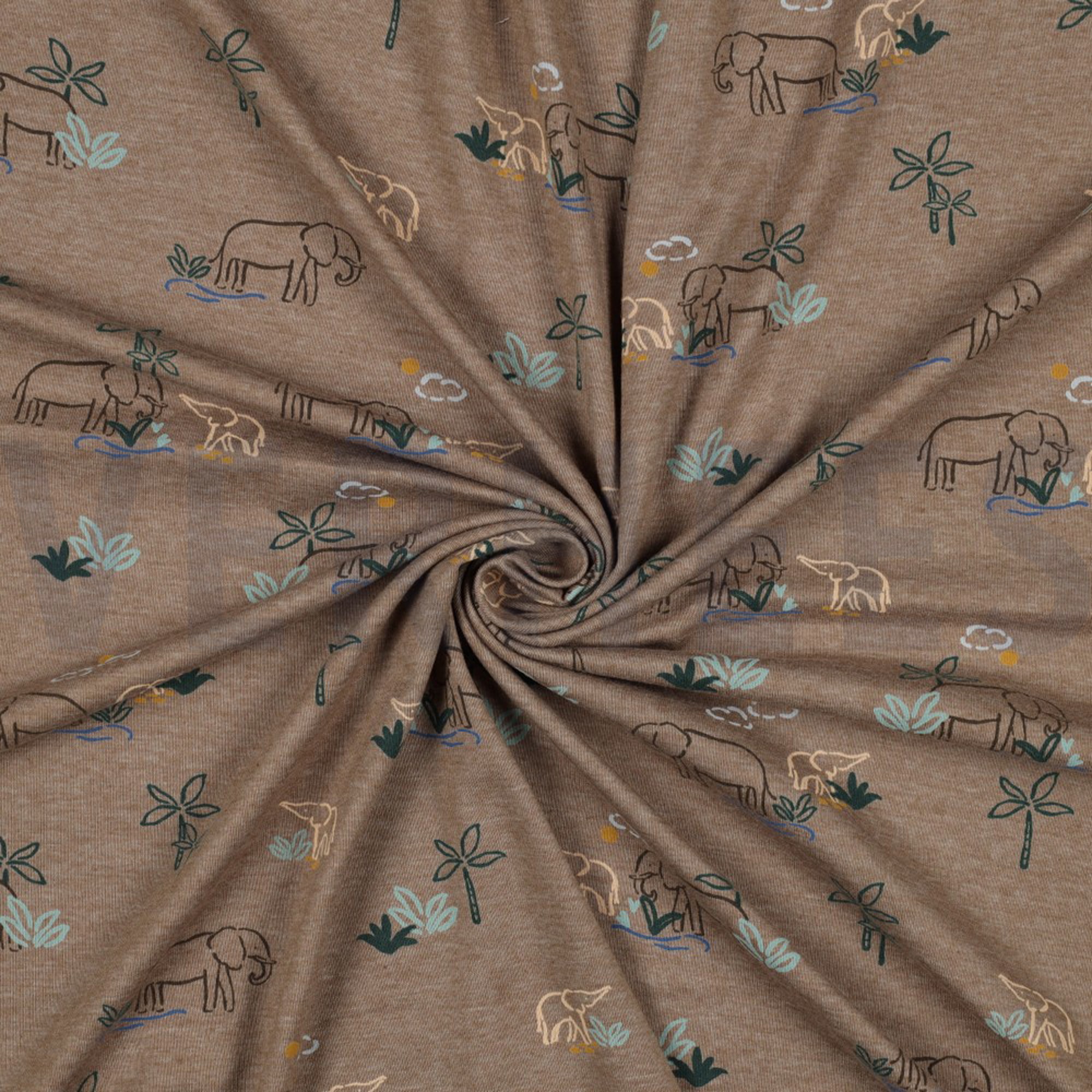 JERSEY MELANGE ELEPHANTS TAUPE MELANGE (high resolution) #2
