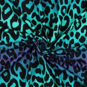 FRENCH TERRY DIGITAL ANIMAL SKIN GREEN (thumbnail) #2