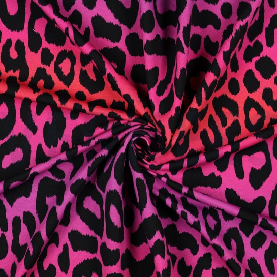 FRENCH TERRY DIGITAL PEAU D’ANIMAL ROSE #7