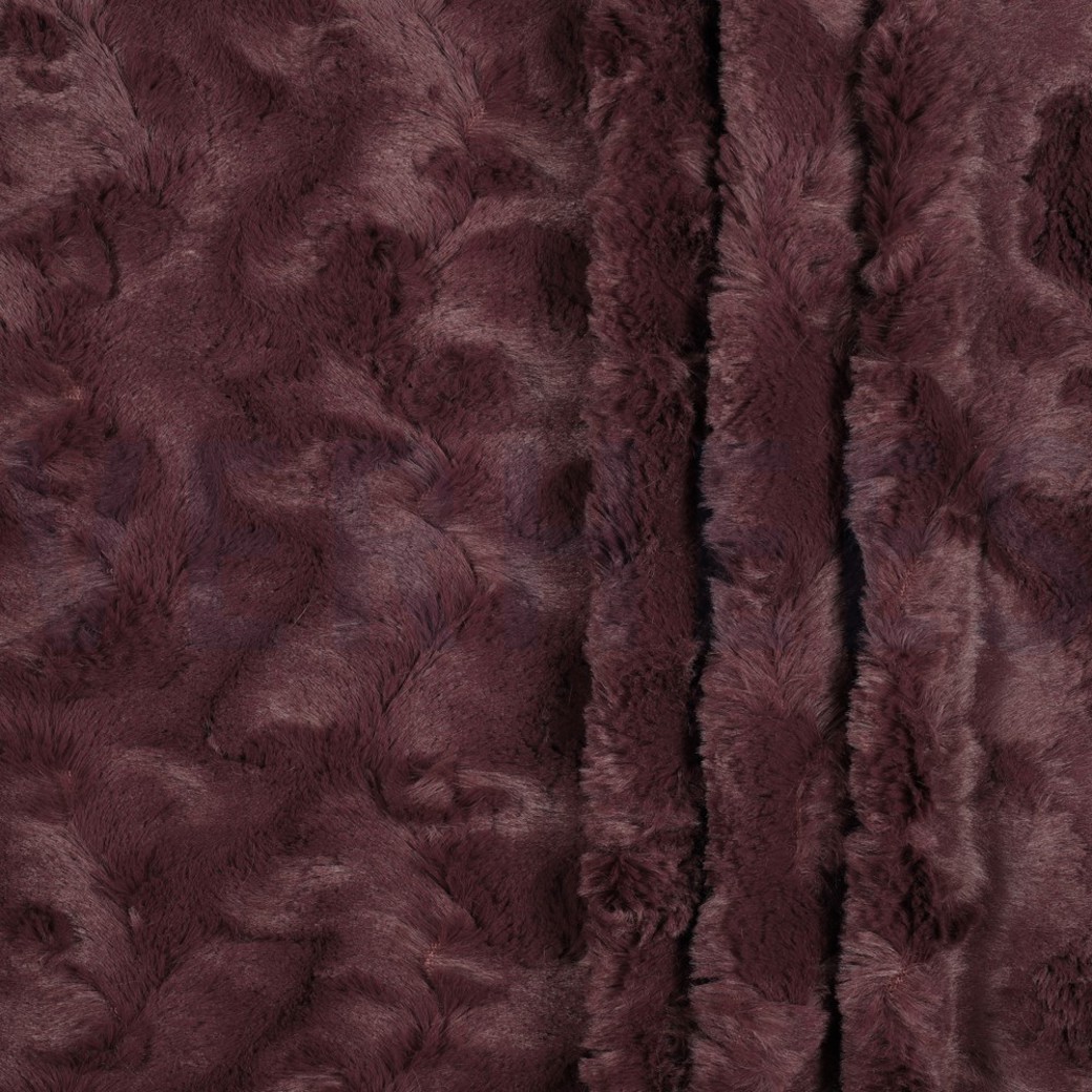 FAUX FUR AUBERGINE #2