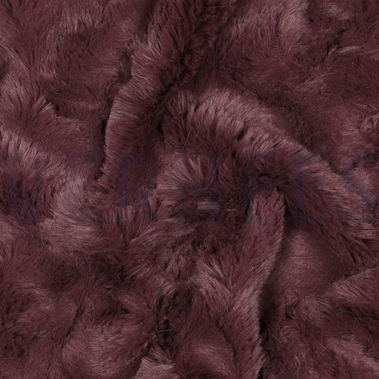 FAUX FUR AUBERGINE #7