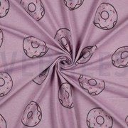 JERSEY MELANGE GLITTER DONUTS LILAC MELANGE (thumbnail) #2