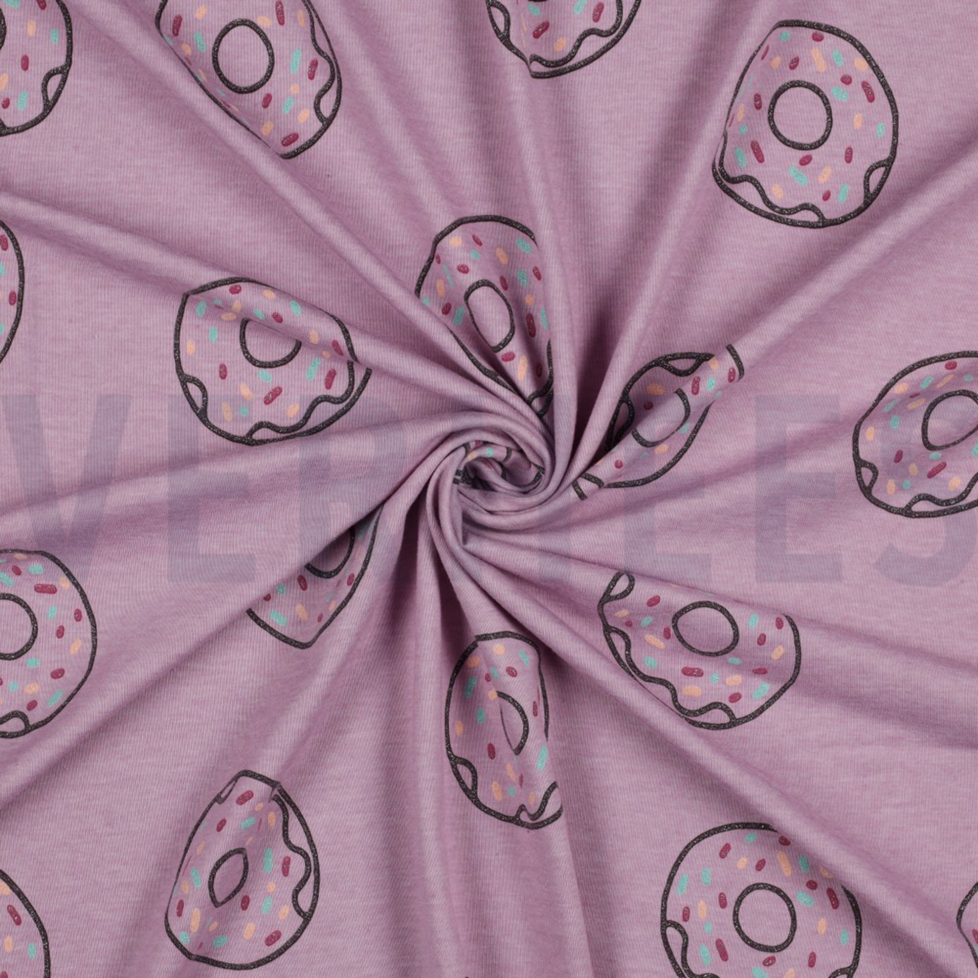 JERSEY MELANGE GLITTER DONUTS LILAC MELANGE (high resolution) #2
