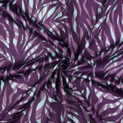 COTTON SATIN LEAVES PURPLE (thumbnail) #2