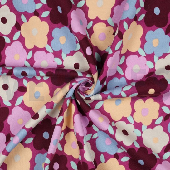 JOGGING BLUMEN FUCHSIE #7