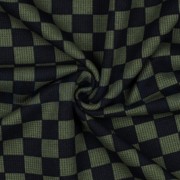 WAFFLE JERSEY CHECK ARMY GREEN (thumbnail) #2