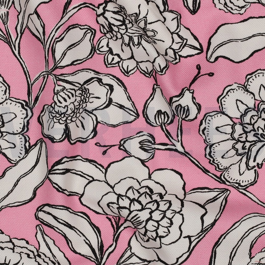 CANVAS FLOWERS PINK #2