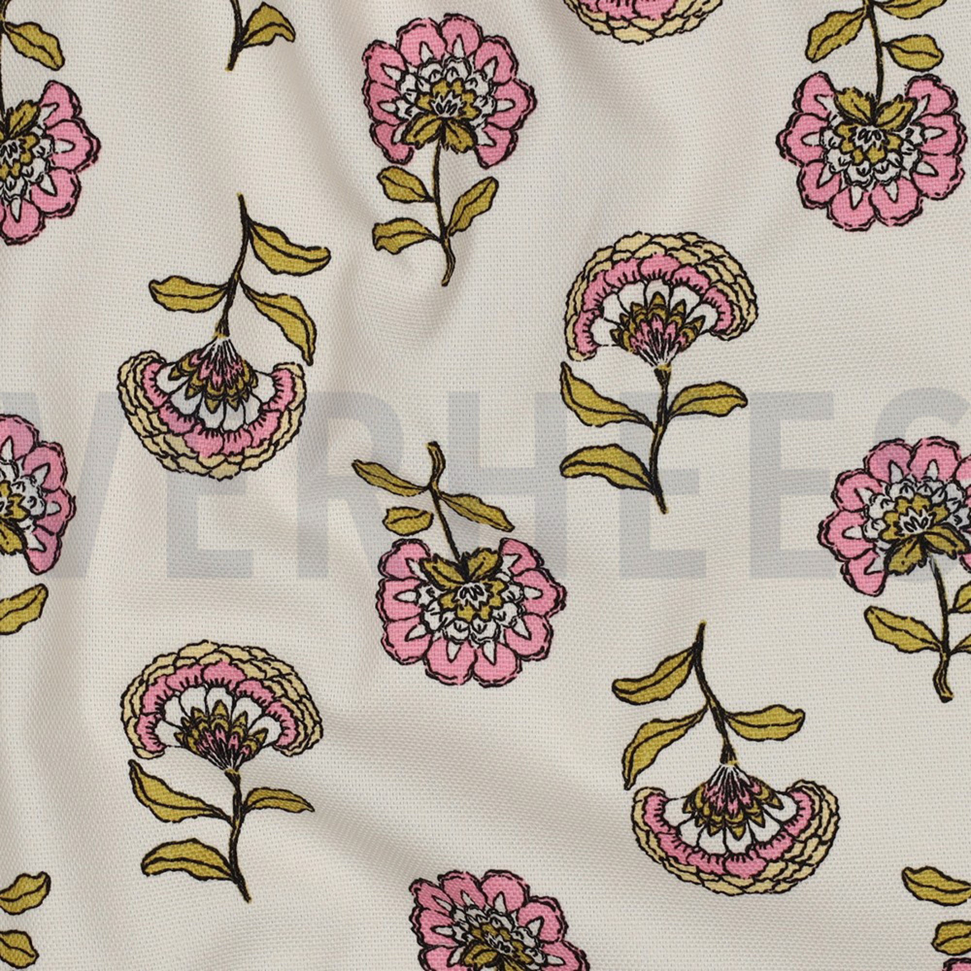 CANVAS FLOWERS PINK/LIME (high resolution) #2