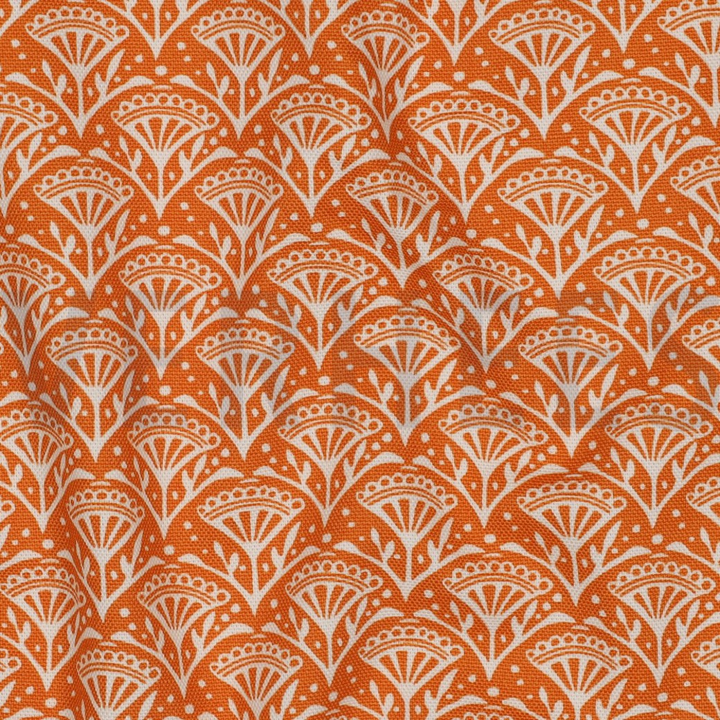 CANVAS FLOWERS ORANGE #2