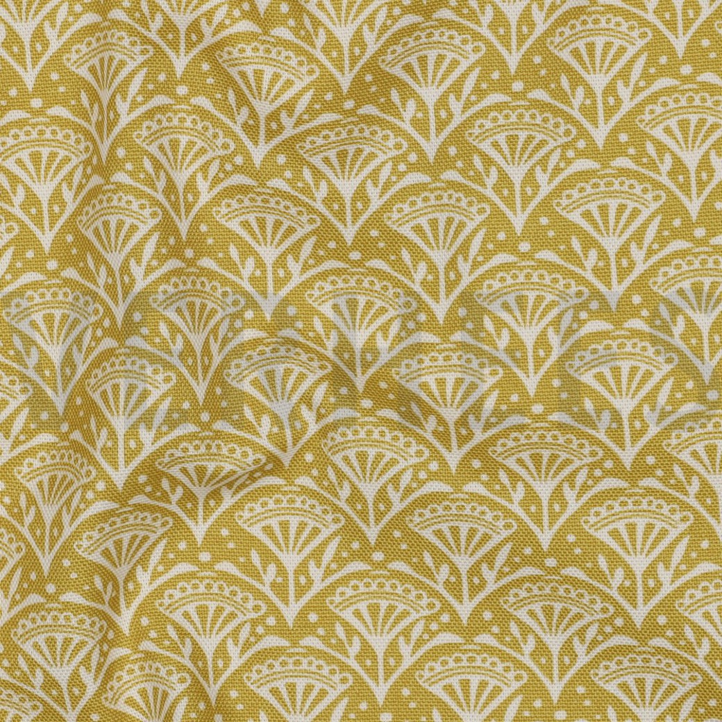 CANVAS FLOWERS LIME #2