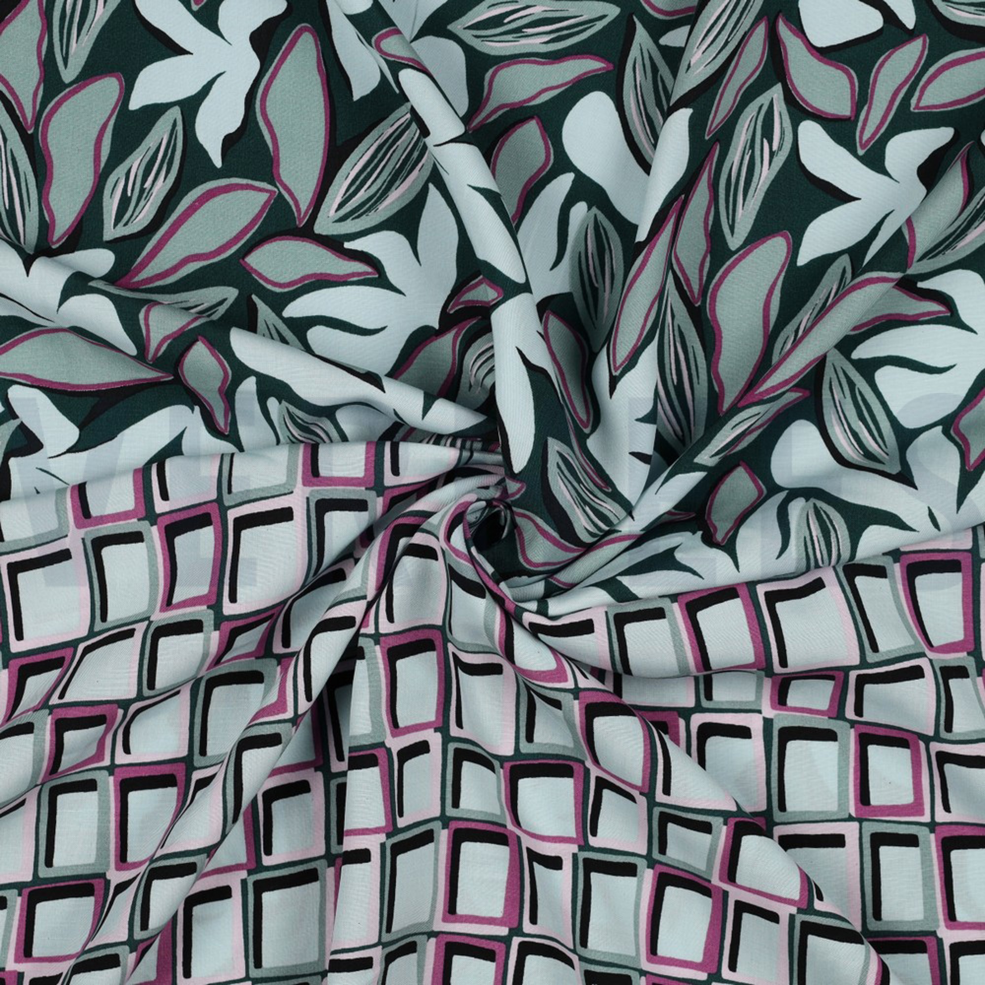 RADIANCE ABSTRACT DARK GREEN/MINT (high resolution) #2