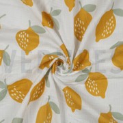 DOUBLE GAUZE LEMONS WHITE (thumbnail) #2