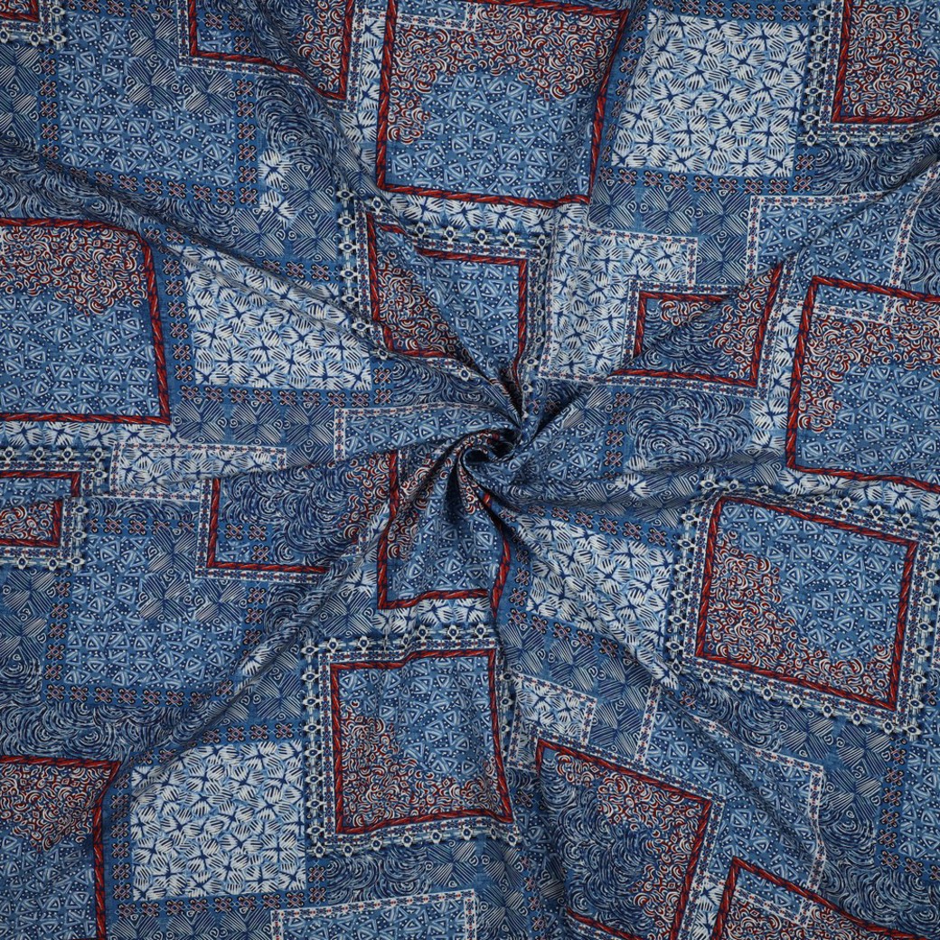 RADIANCE DIGITAL PATCHWORK BLUE #2