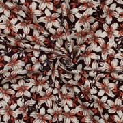 ROSELLA STRETCH FLOWERS BORDEAUX (thumbnail) #2