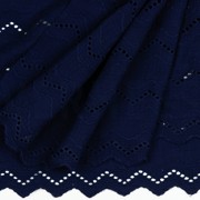 DOUBLE GAUZE BORDER 2-SIDE NAVY (thumbnail) #2