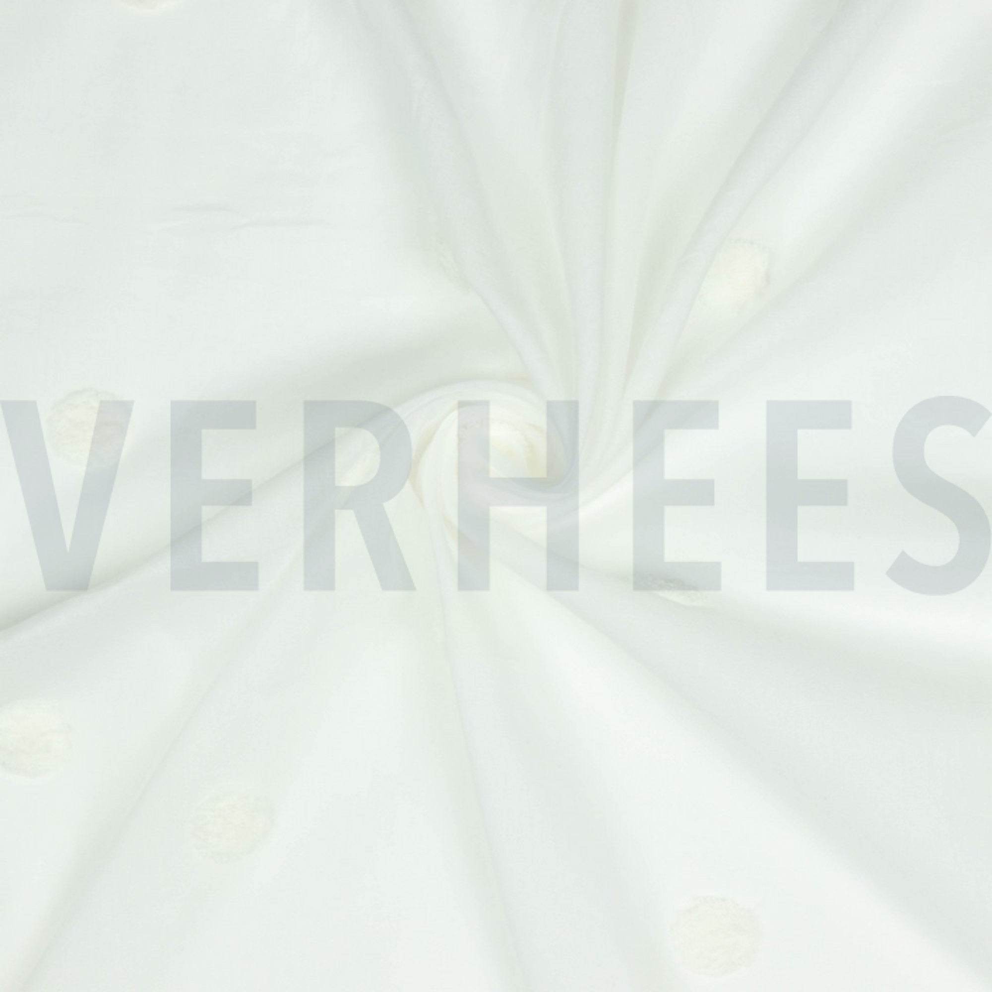 COTTON VOILE DOTS WHITE / WHITE (high resolution) #2
