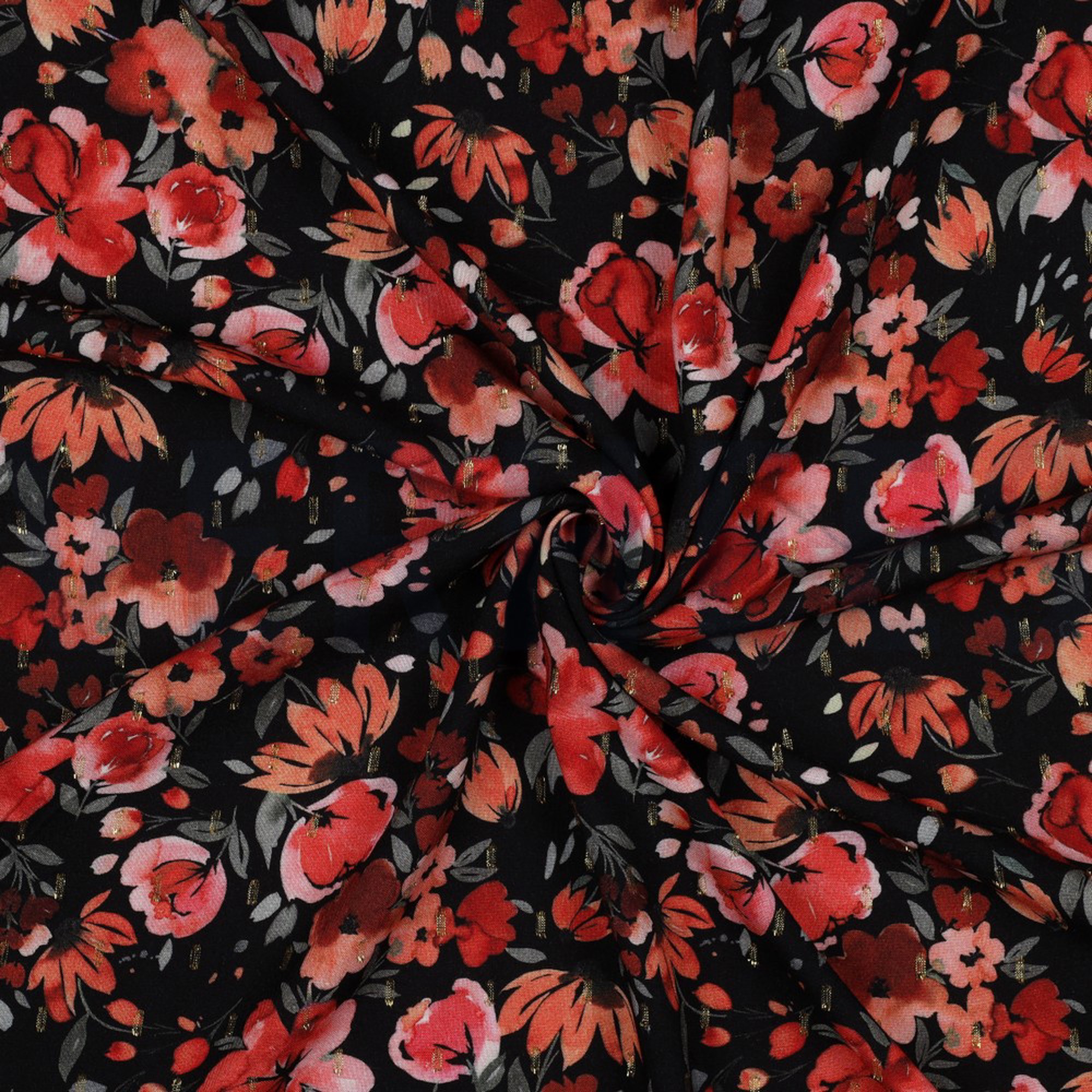 VISCOSE LUREX DIGITAL FLOWERS BLACK (high resolution) #2