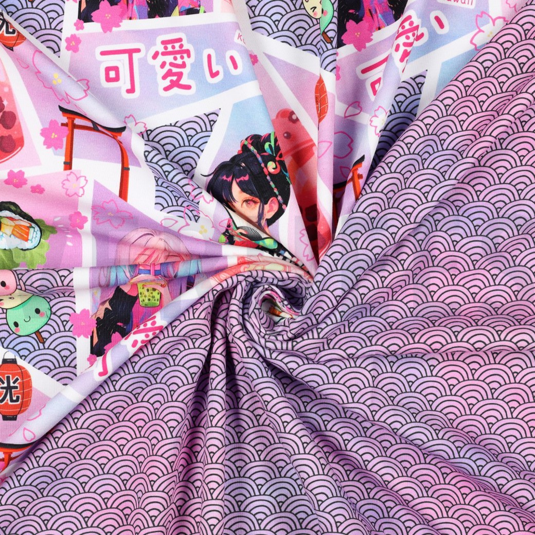 JERSEY DIGITAL MANGA WHITE/PURPLE #2