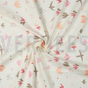 FINE POPLIN BIRDS SNOW (thumbnail) #2
