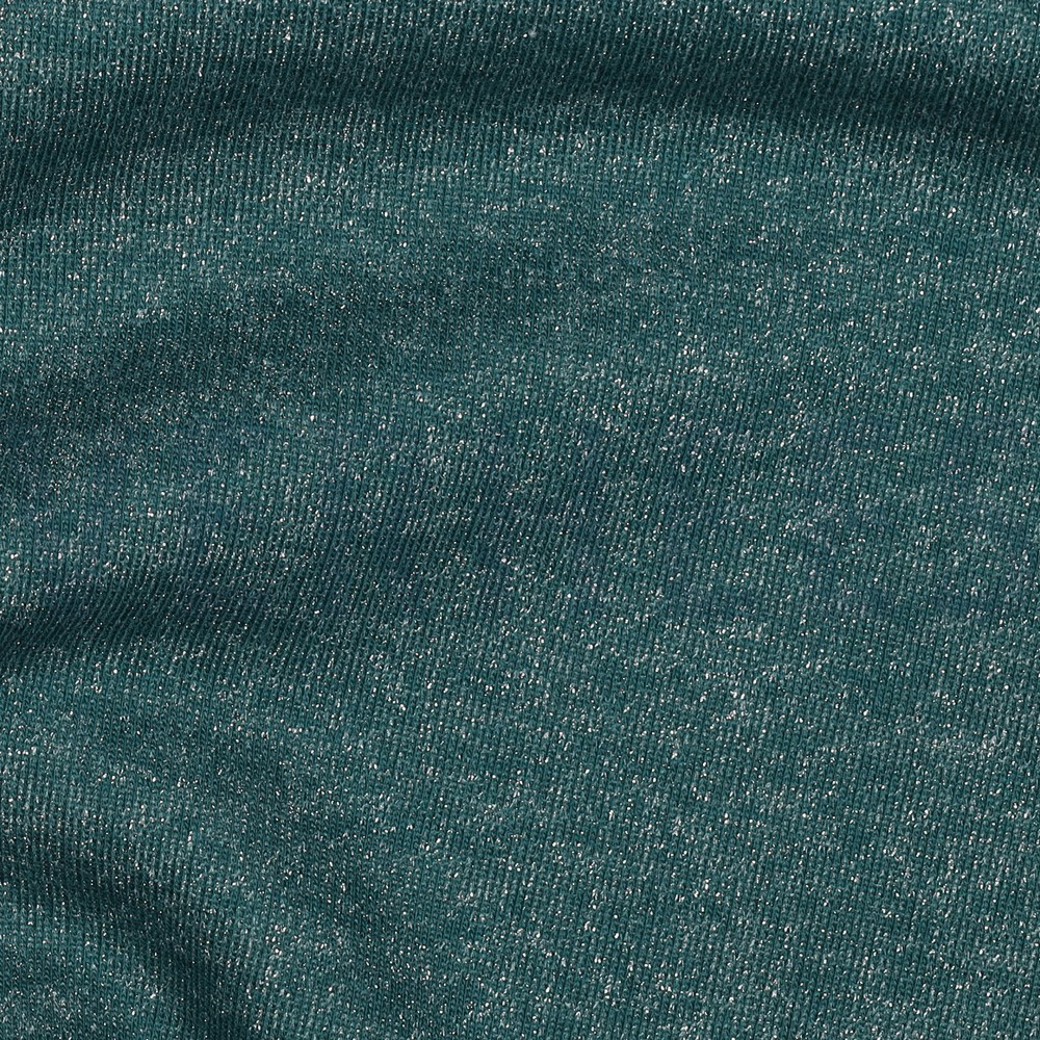 SWEAT LUREX DARK CYAN SILVER #2