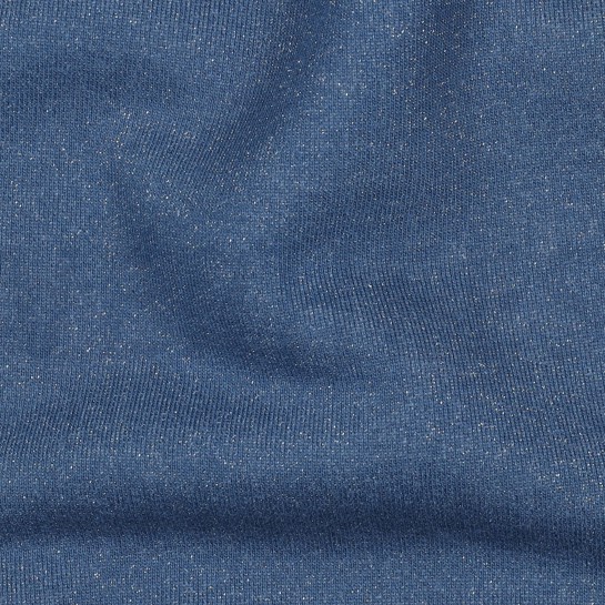 SWEAT LUREX INDIGO LICHTBLAUW #7