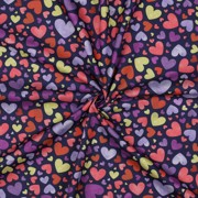FINE POPLIN DIGITAL HEARTS NAVY (thumbnail) #2