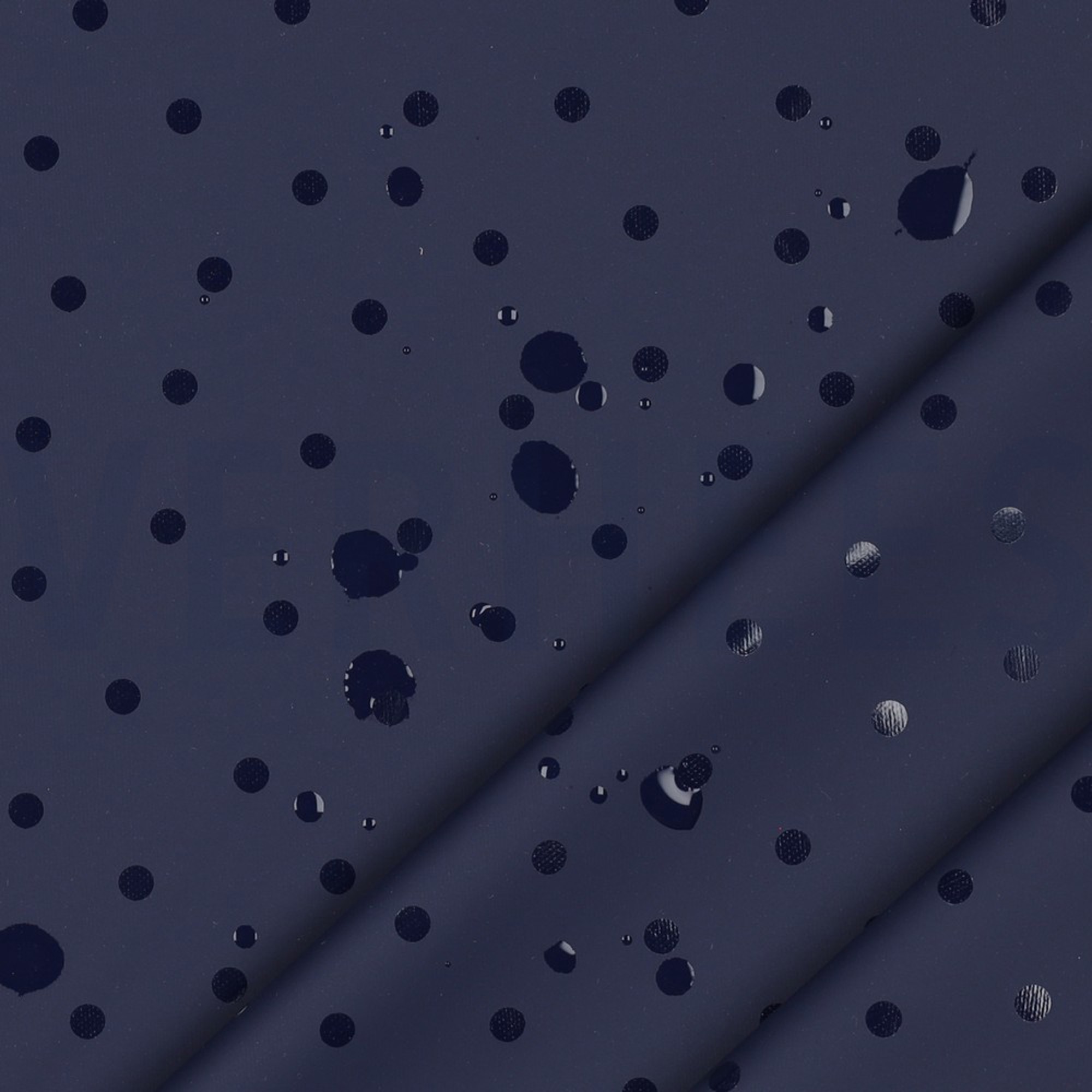 RAINCOAT DOTS NAVY (high resolution) #2