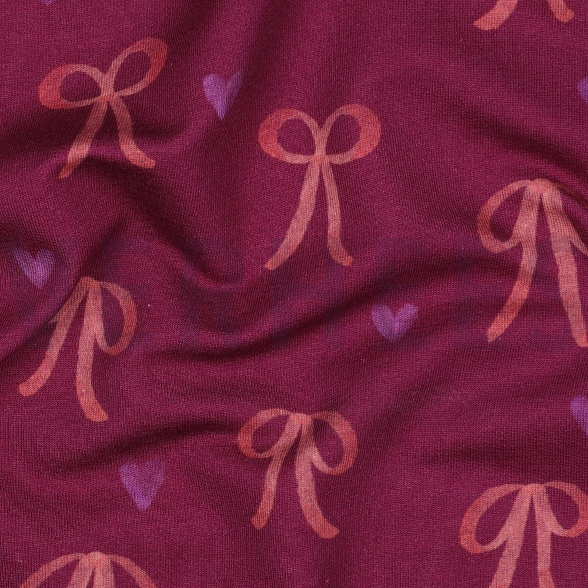 SWEAT DIGITAL BOWS & HEARTS FUCHSIA (high resolution) #2