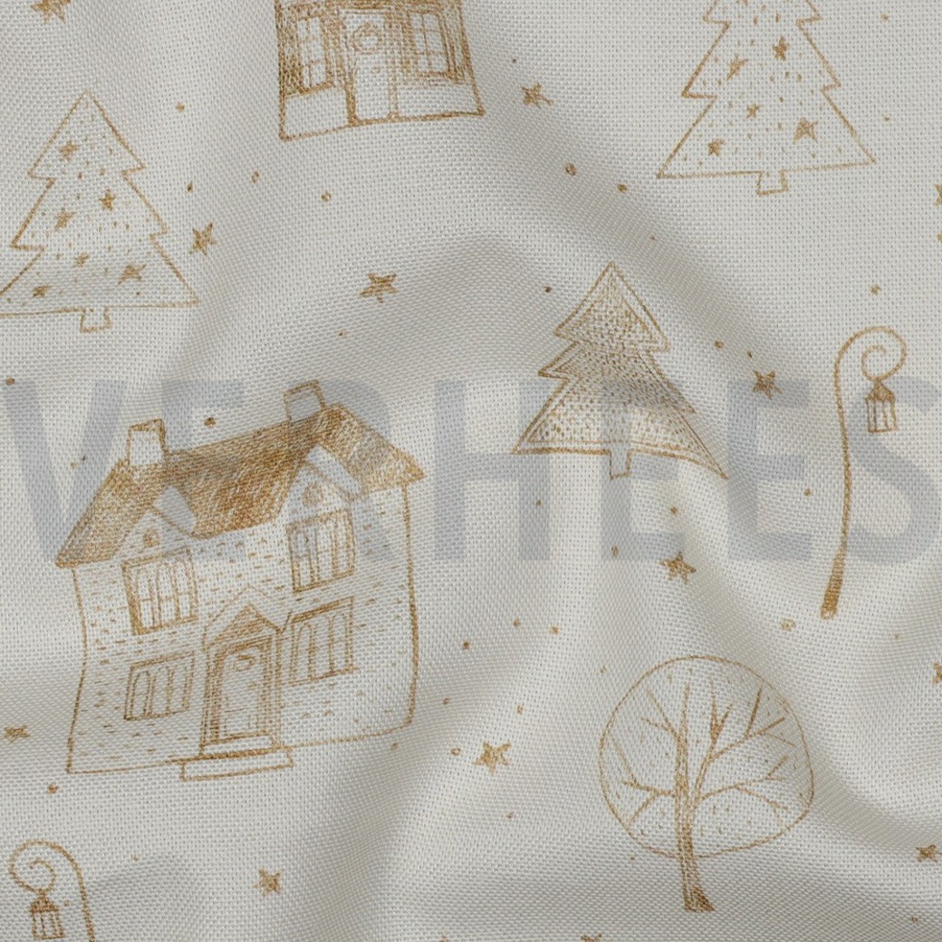 CANVAS DIGITAL CHRISTMAS HOME OFF WHITE #2