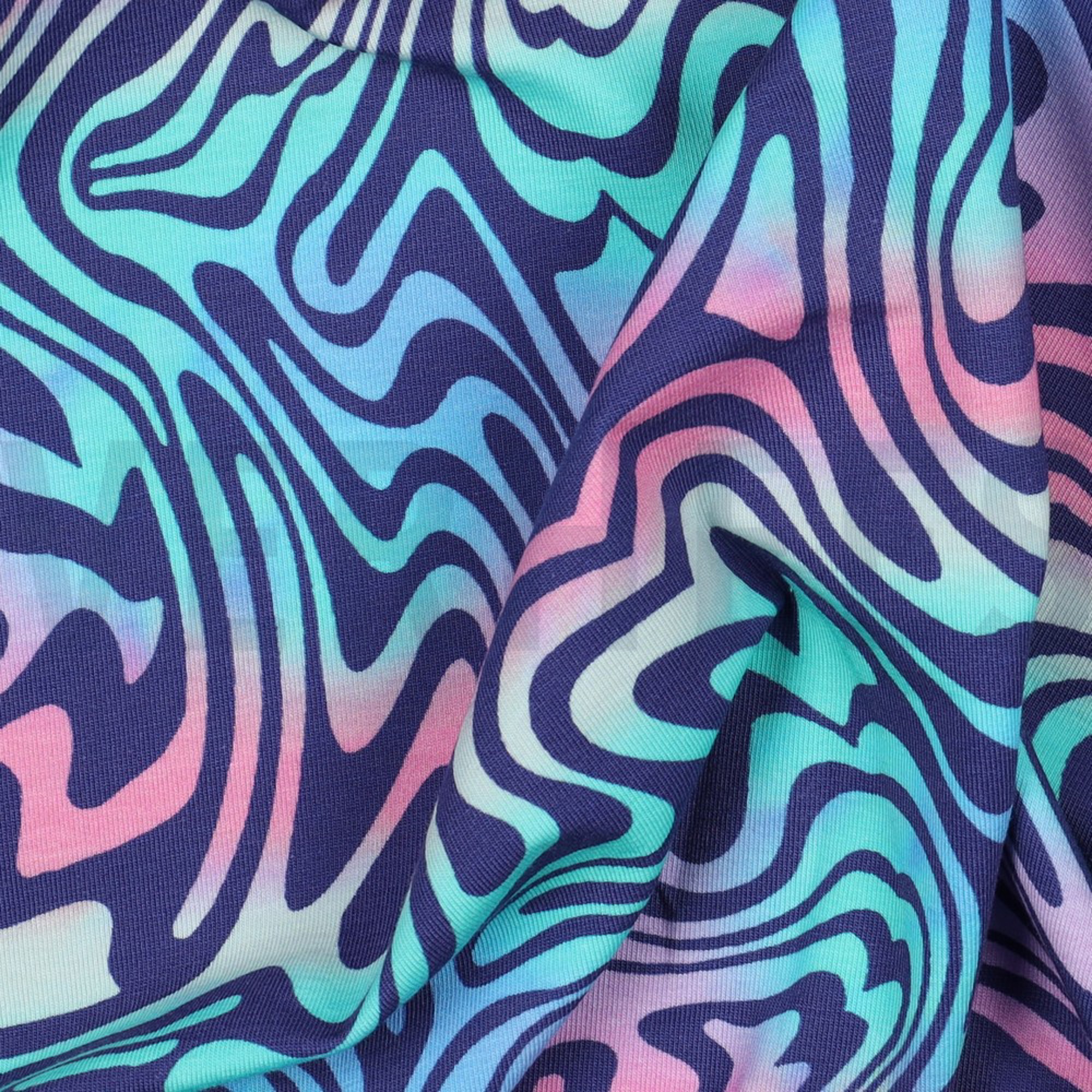 JERSEY DIGITAL CUTE ANIMALS & ABSTRACT MULTICOLOUR (high resolution) #2