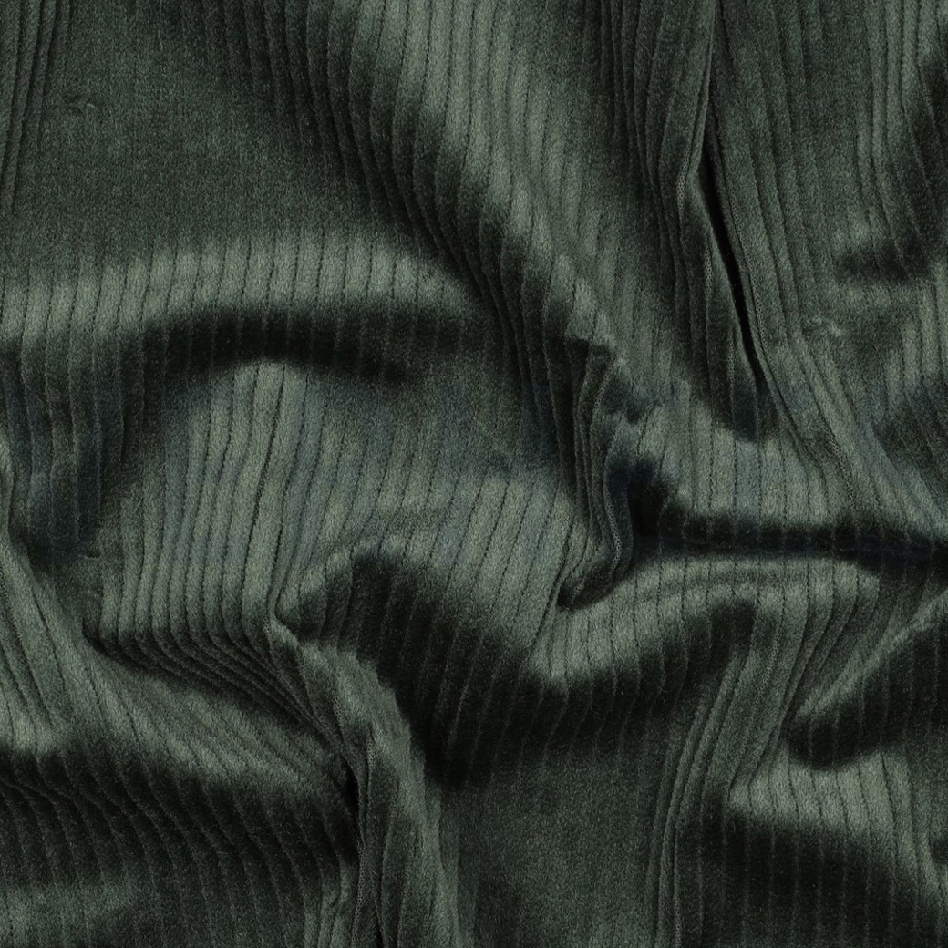 CORDUROY WASHED 6W STRETCH DARK GREEN #2