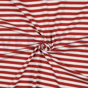 JERSEY YARN DYED STRIPES BRIQUE (thumbnail) #2