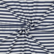 JERSEY YARN DYED STRIPES JEANS (thumbnail) #2