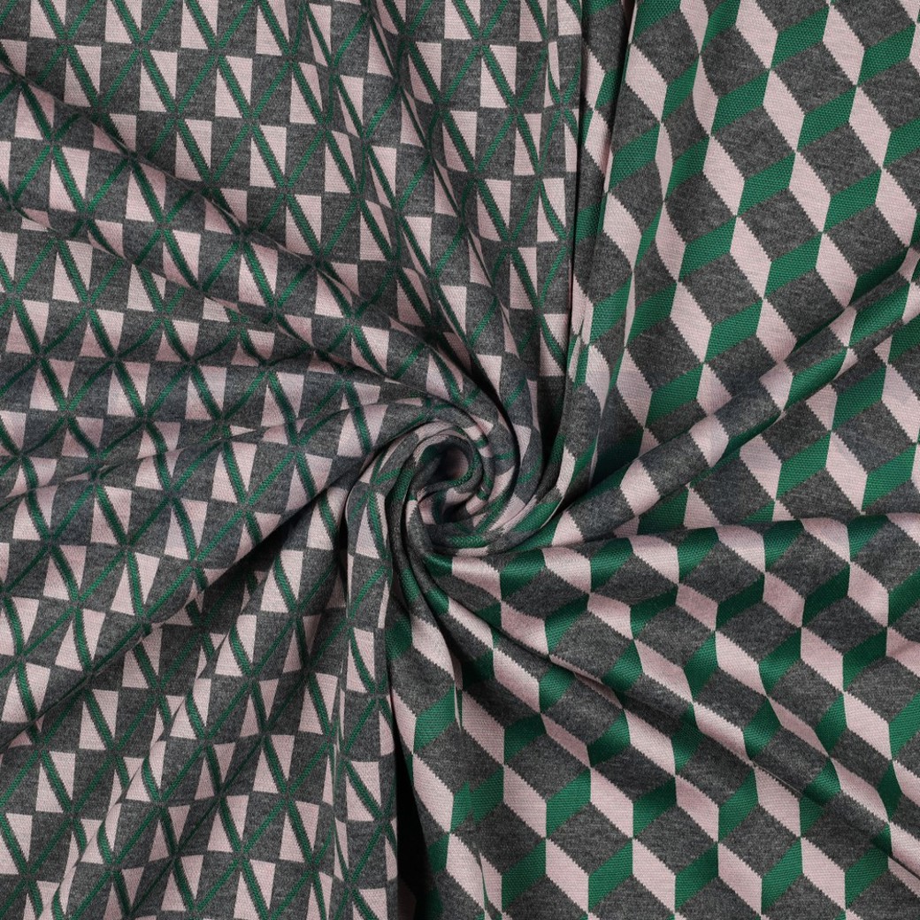 KNITTED JACQUARD GRAPHIC GREEN #2