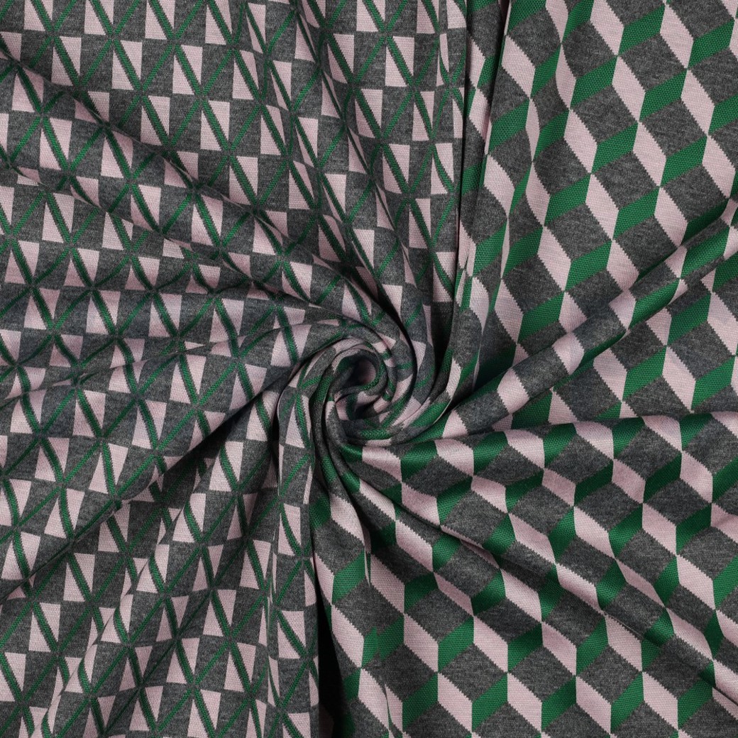 KNITTED JACQUARD GRAPHIC GREEN #2