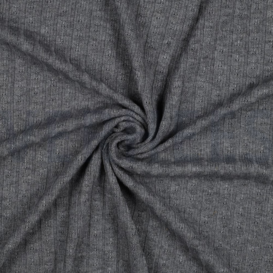 KNITTED CABLE GREY #2