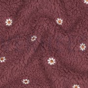 TEDDY EMBROIDERY FLOWERS ROSEWOOD (thumbnail) #2