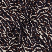 MAGNOLIA STRETCH ANIMAL SKIN NAVY (thumbnail) #2
