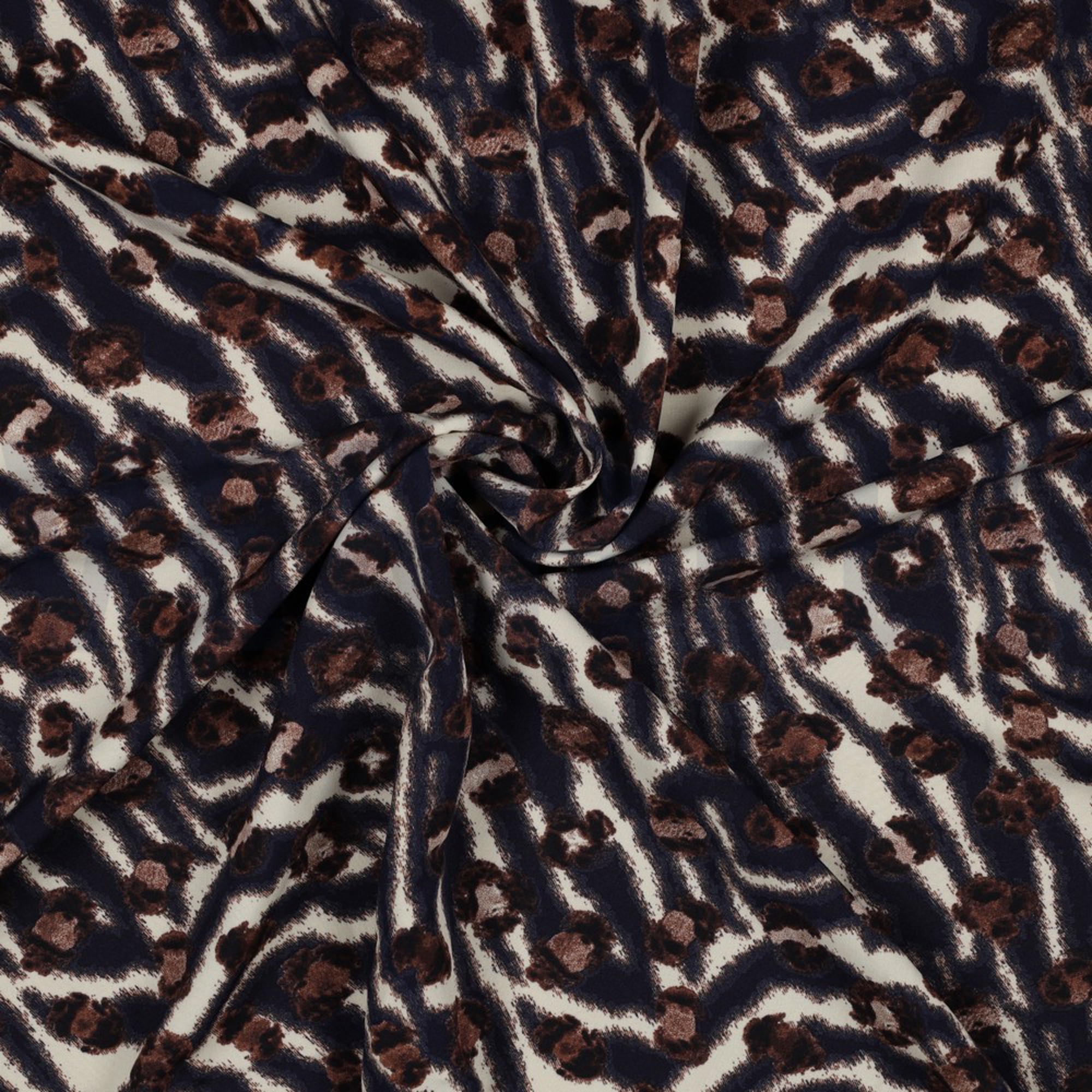 MAGNOLIA STRETCH ANIMAL SKIN NAVY (high resolution) #2